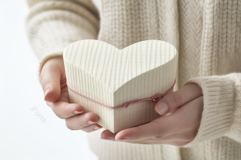 手捧礼物盒爱心妇女节简约背景女王节实拍摄影图,高清,摄影图,摄影图片,图片大全,摄影图免费下载